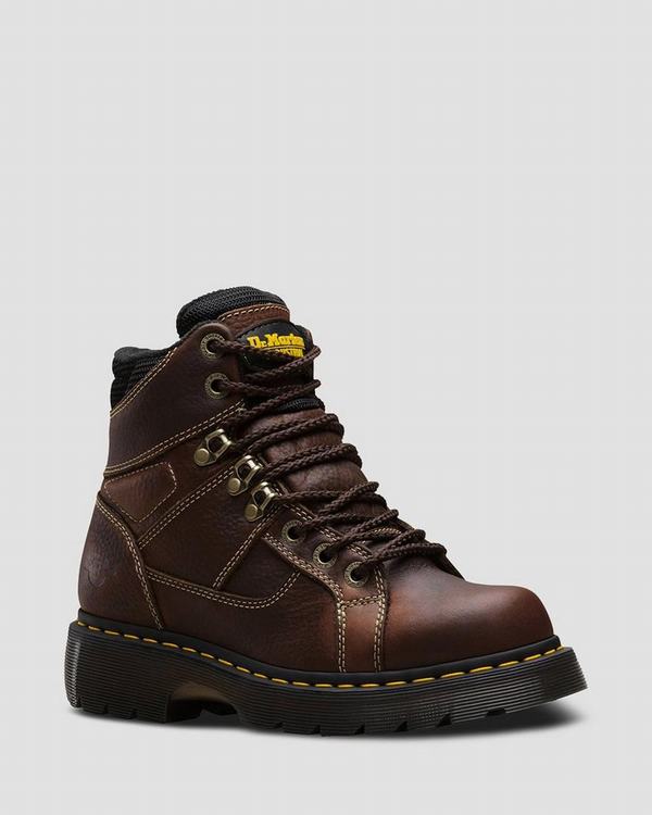 Dr Martens Pánské Pracovní Boty Ironbridge Hnědé, CZ-324871